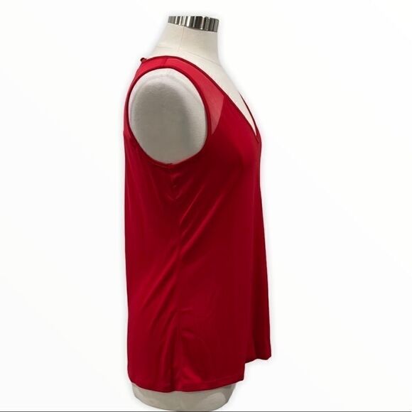 INC International Concepts Illusion-Inset Top - Picture 7 of 14